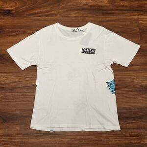 M Hysteric Glamour Tee Hysteric Sound Logos WHITE